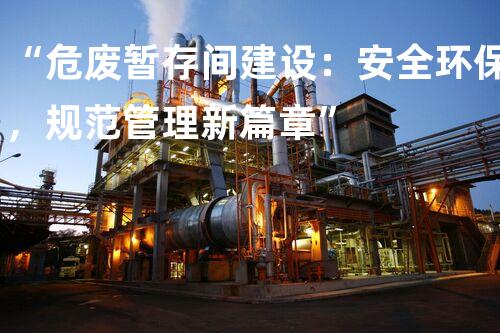 “危废暂存间建设：安全环保，规范管理新篇章”