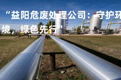 “益阳危废处理公司：守护环境，绿色先行”
