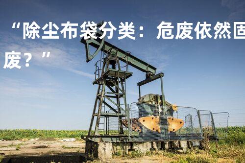 “除尘布袋分类：危废依然固废？”