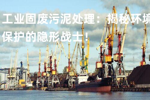 工业固废污泥处理：揭秘环境保护的隐形战士！