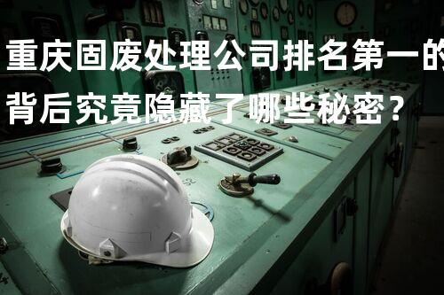 重庆固废处理公司排名第一的背后究竟隐藏了哪些秘密？