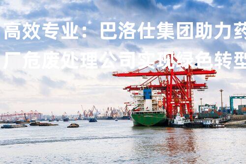 高效专业：巴洛仕集团助力药厂危废处理公司实现绿色转型